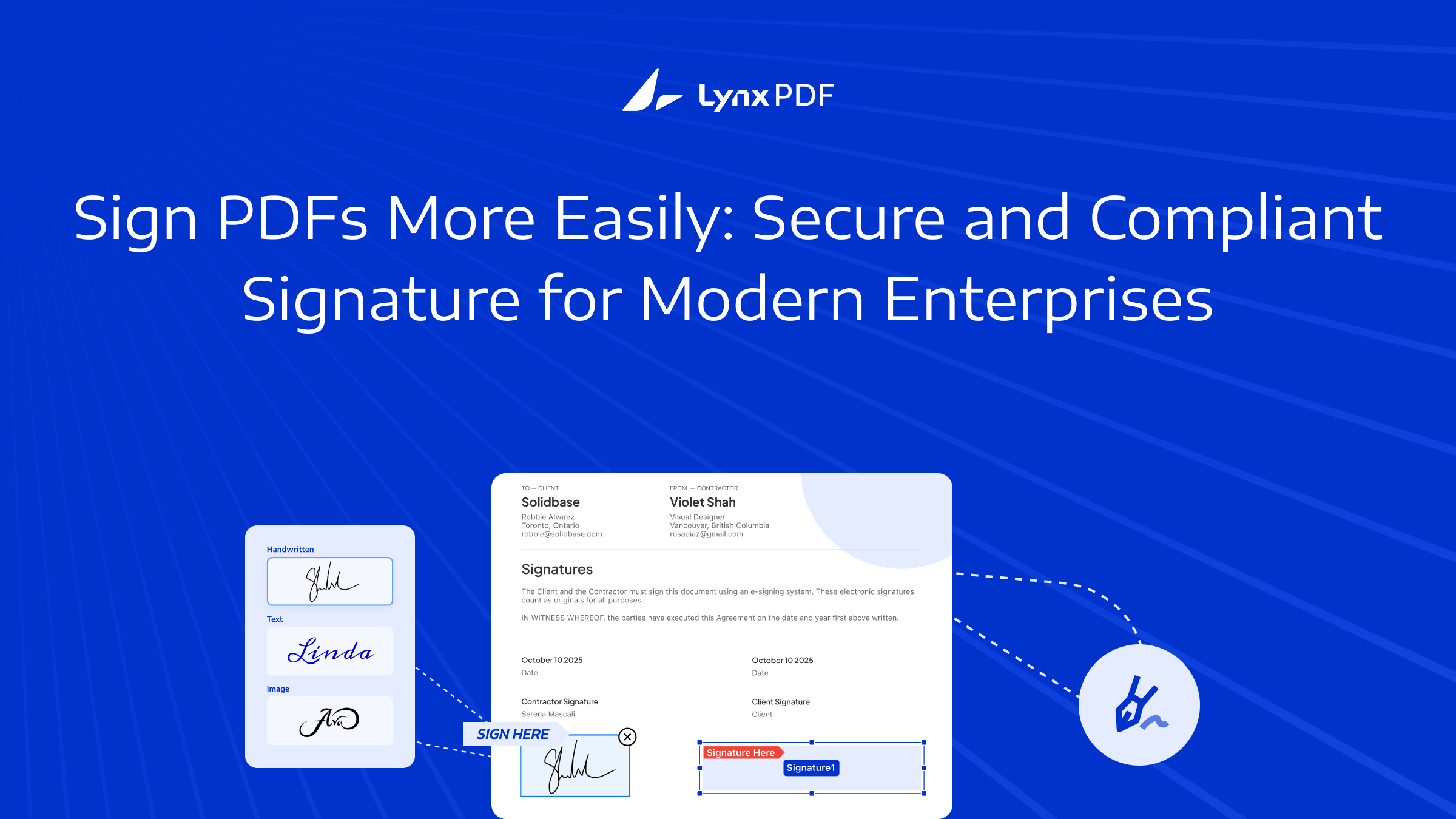 Sign PDFs More Easily: Secure and Compliant Signature for Modern Enterprises