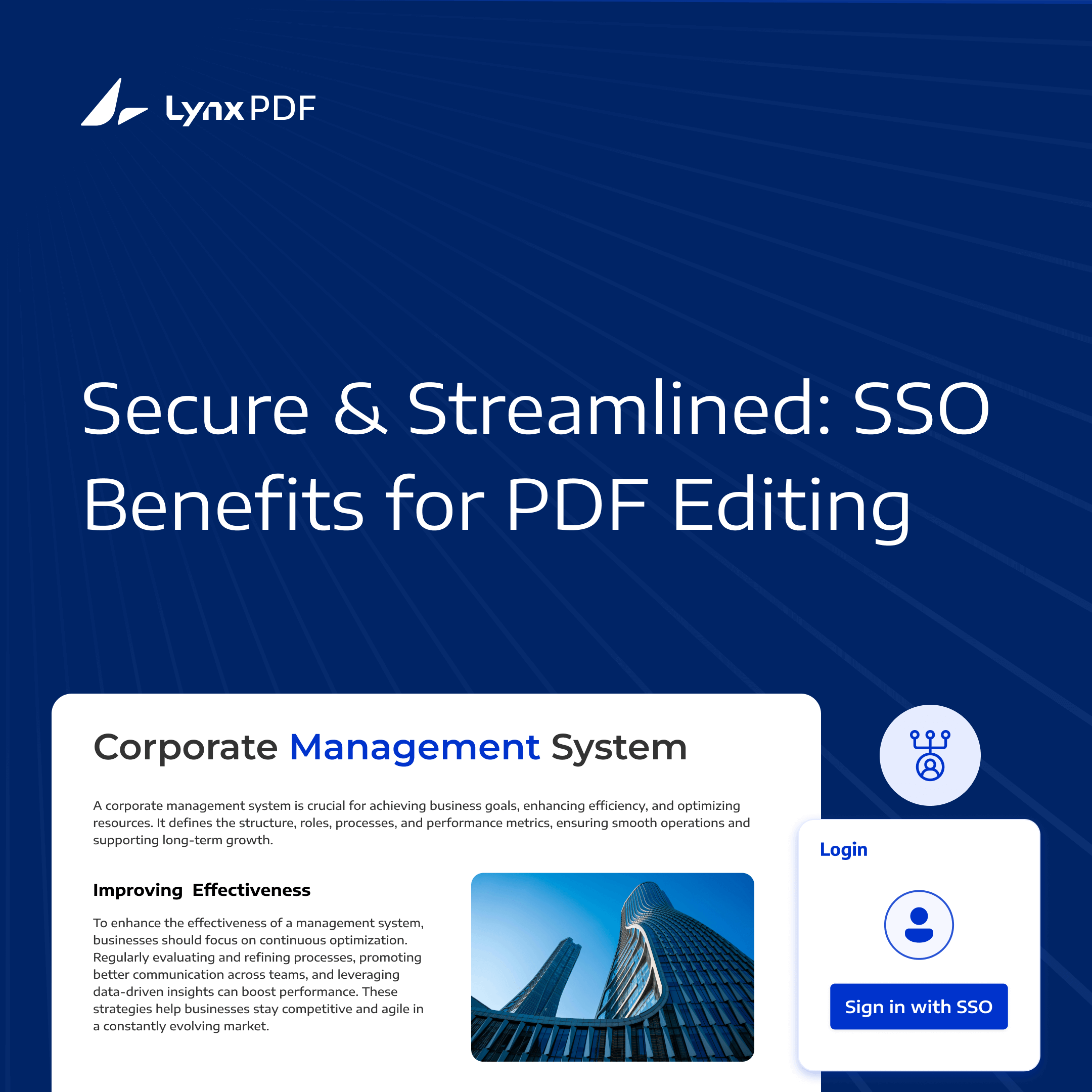 The Benefits of Single Sign-On (SSO) with LynxPDF