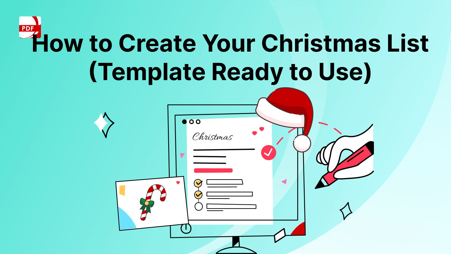 How to Create Your Christmas List (Template Ready to Use)丨PDF Reader Pro
