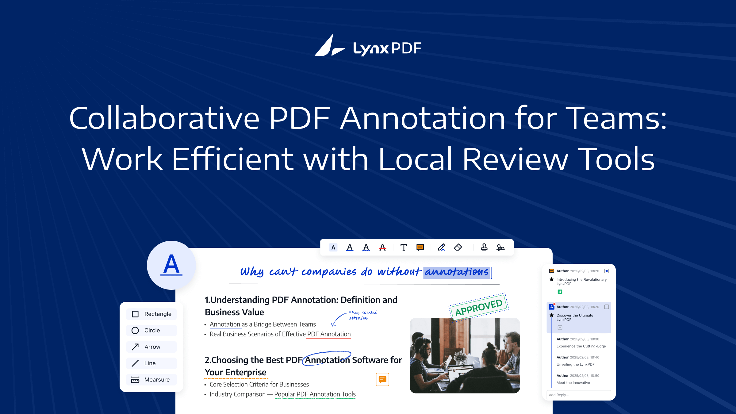 Collaborative PDF Annotation for Teams: Work Efficient with Local Review Tools