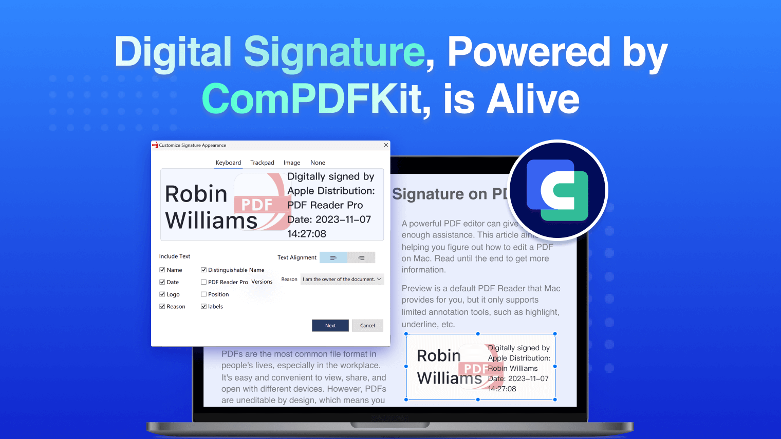 Digital Signatures, Powered by ComPDFKit, is Alive