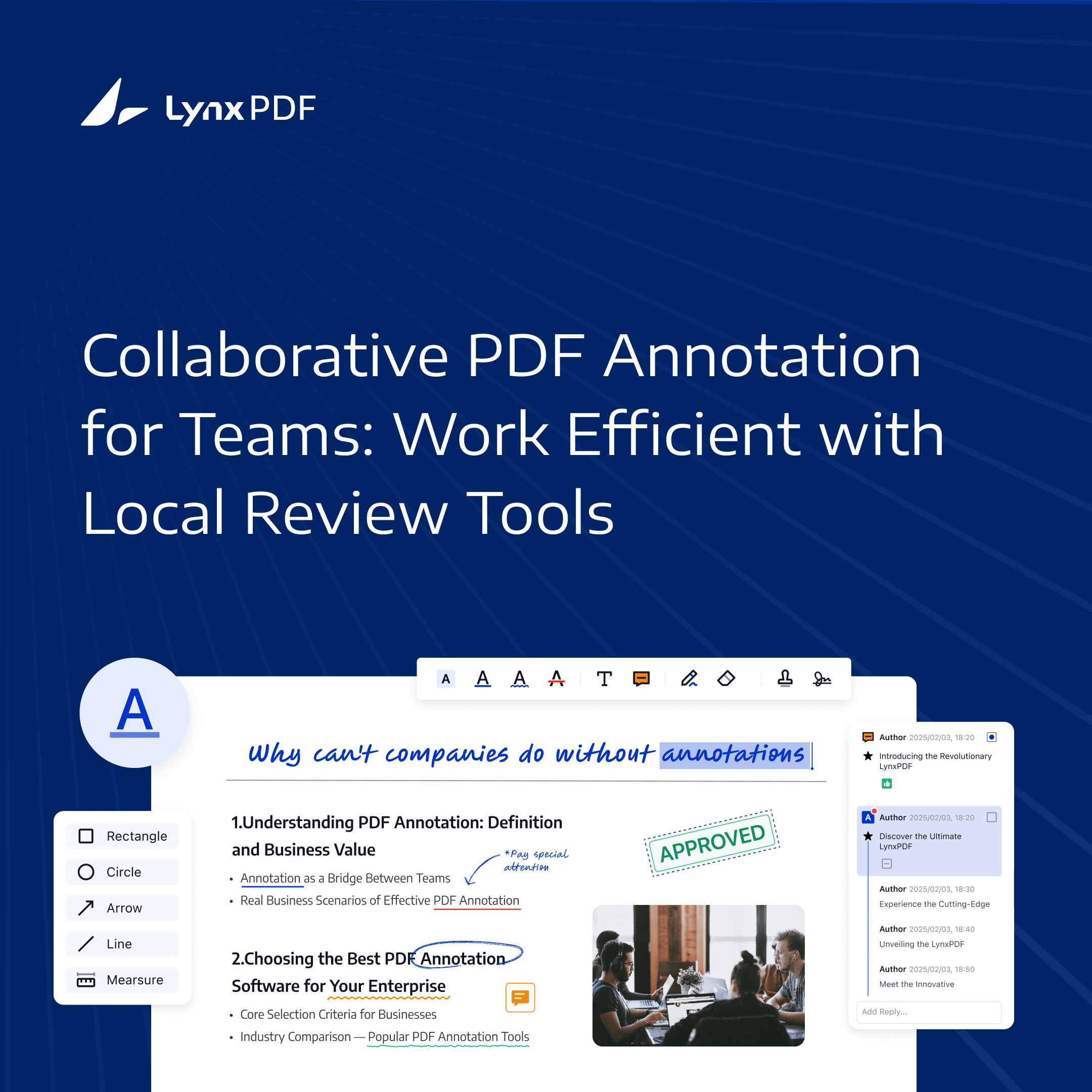 Collaborative PDF Annotation for Teams: Work Efficient with Local Review Tools