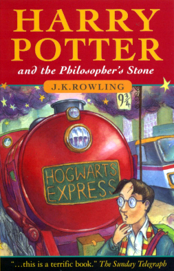 Harry Potter and the Philosopher's Stone book cover image