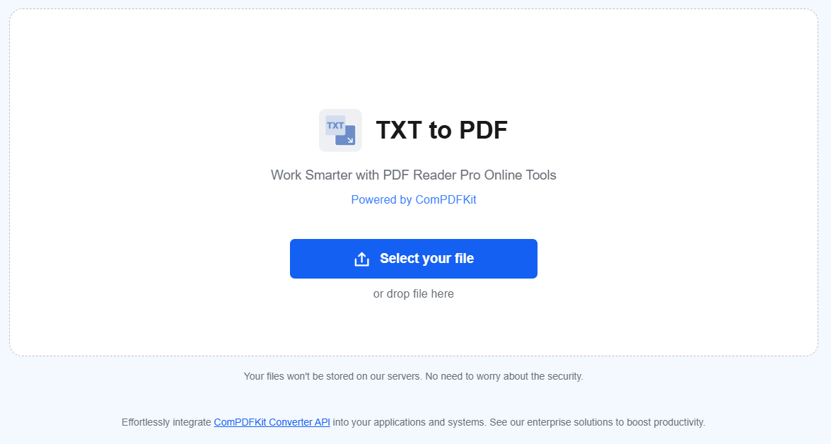 Convert text to pdf with PDF Reader Pro