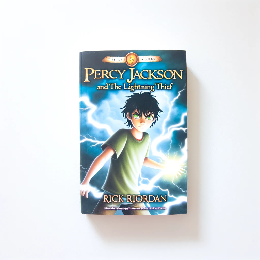 Percy Jackson and the Lightning Thief book cover image