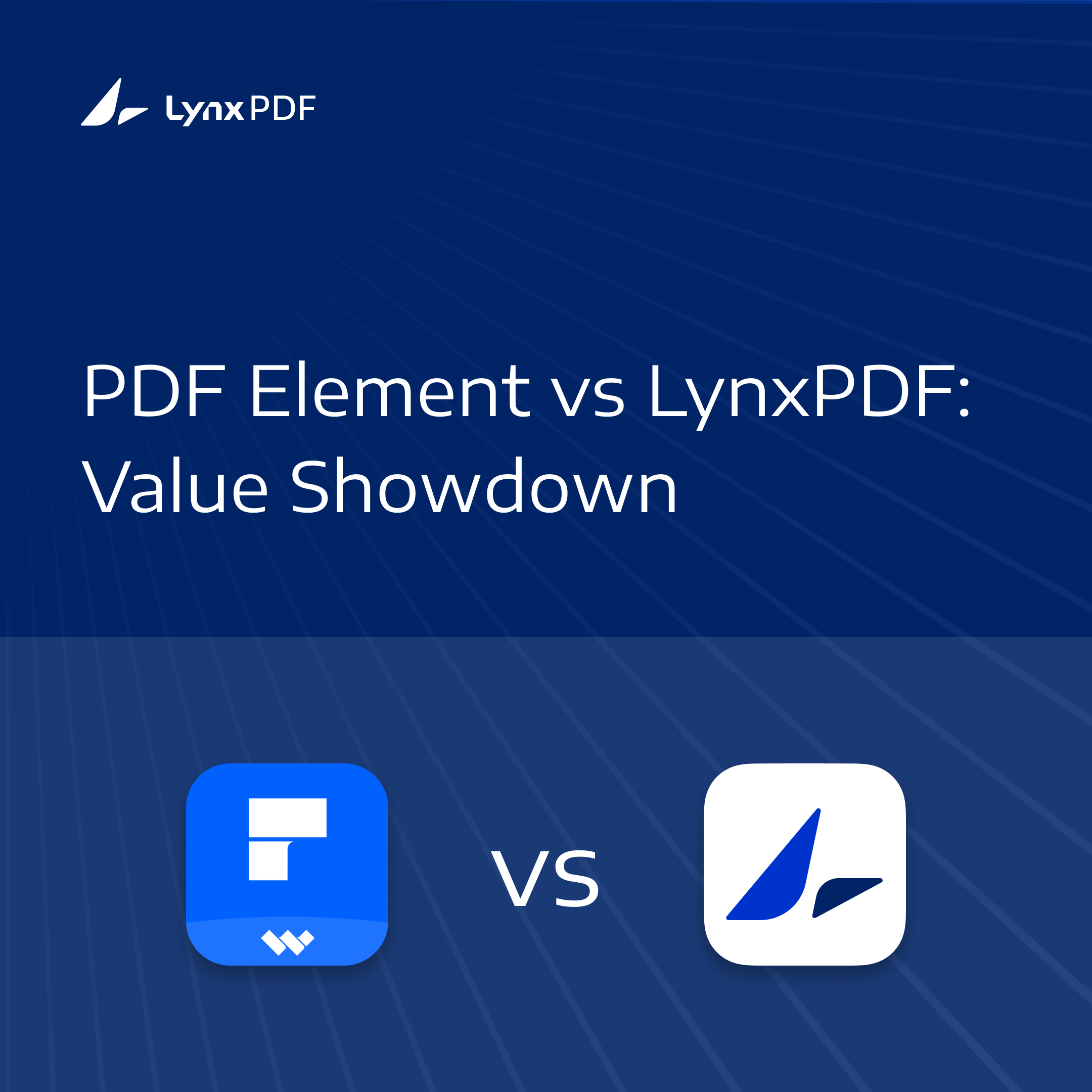 Wondershare PDFelement vs LynxPDF: Which PDF Tool Should You Choose?