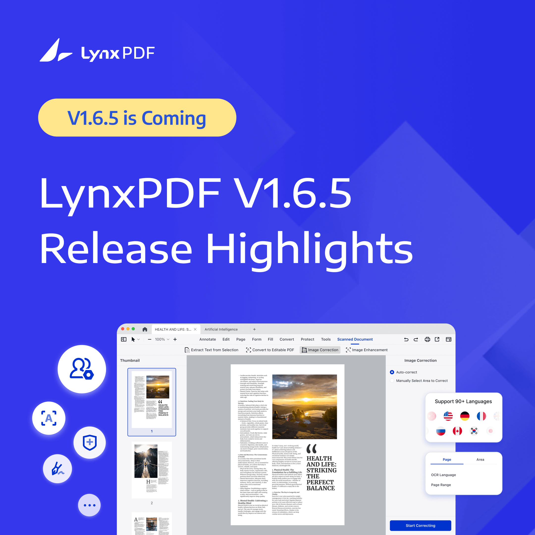 LynxPDF V1.6.5: Smarter OCR, Stronger Security, More Intuitive Admin Console