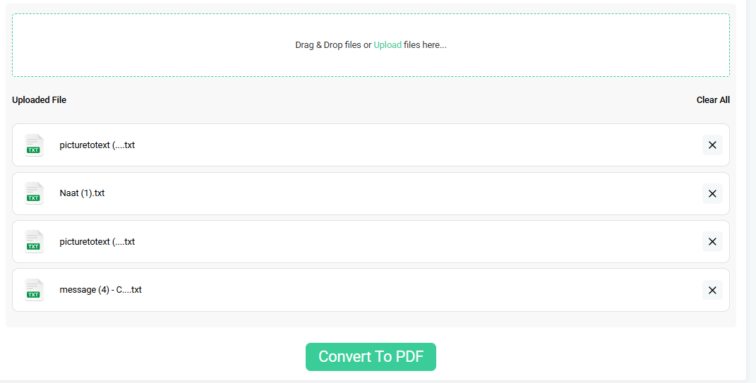 Prepostseo: Text to PDF Converter