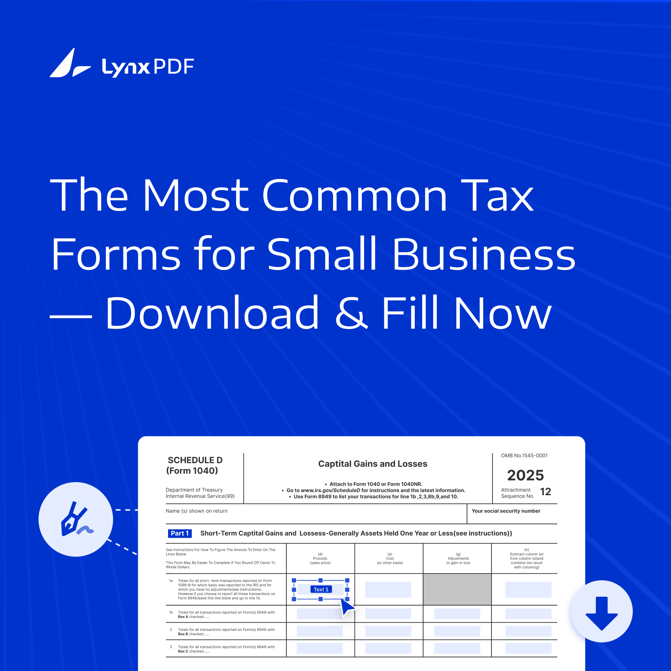 The Most Common Tax Forms for Small Business — Download & Fill Now