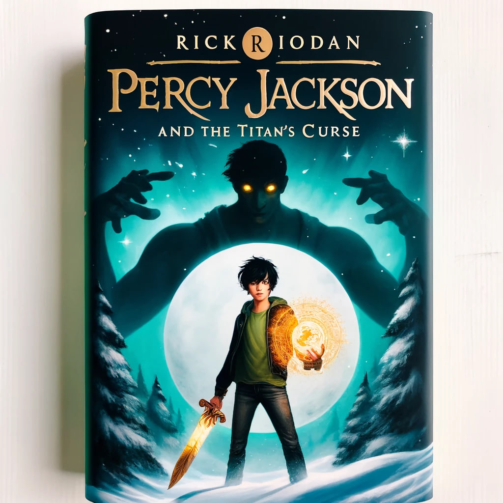 Percy Jackson and the Titan's Curse book cover image