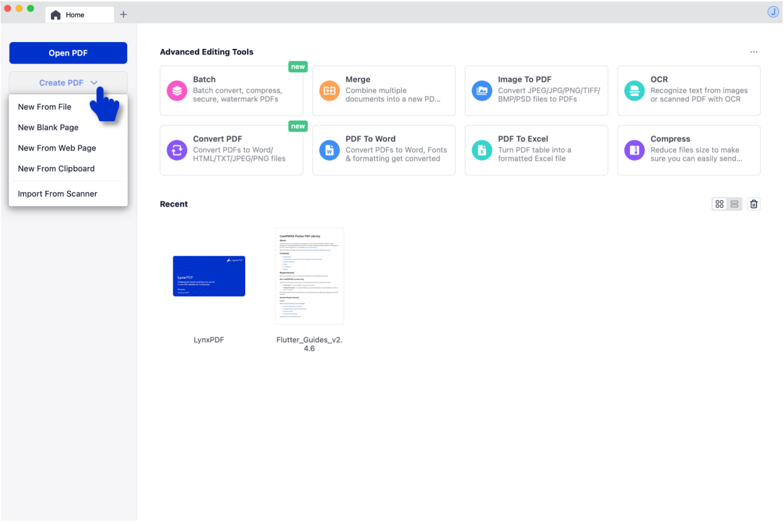 Create PDF from multiple sources