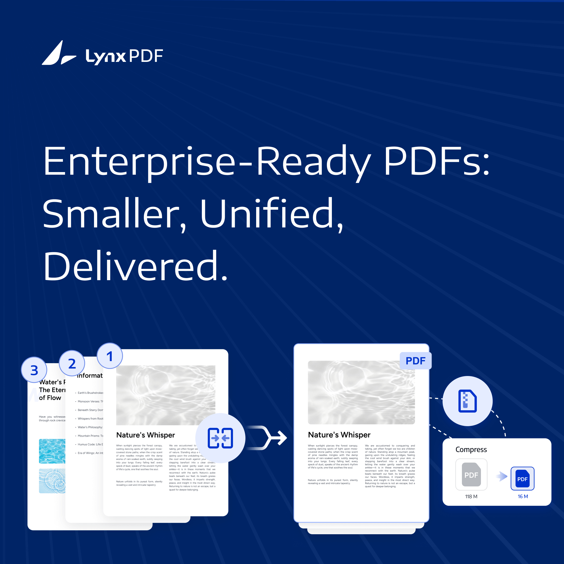 Merge and Compress PDFs for Enterprise-Ready Document Delivery