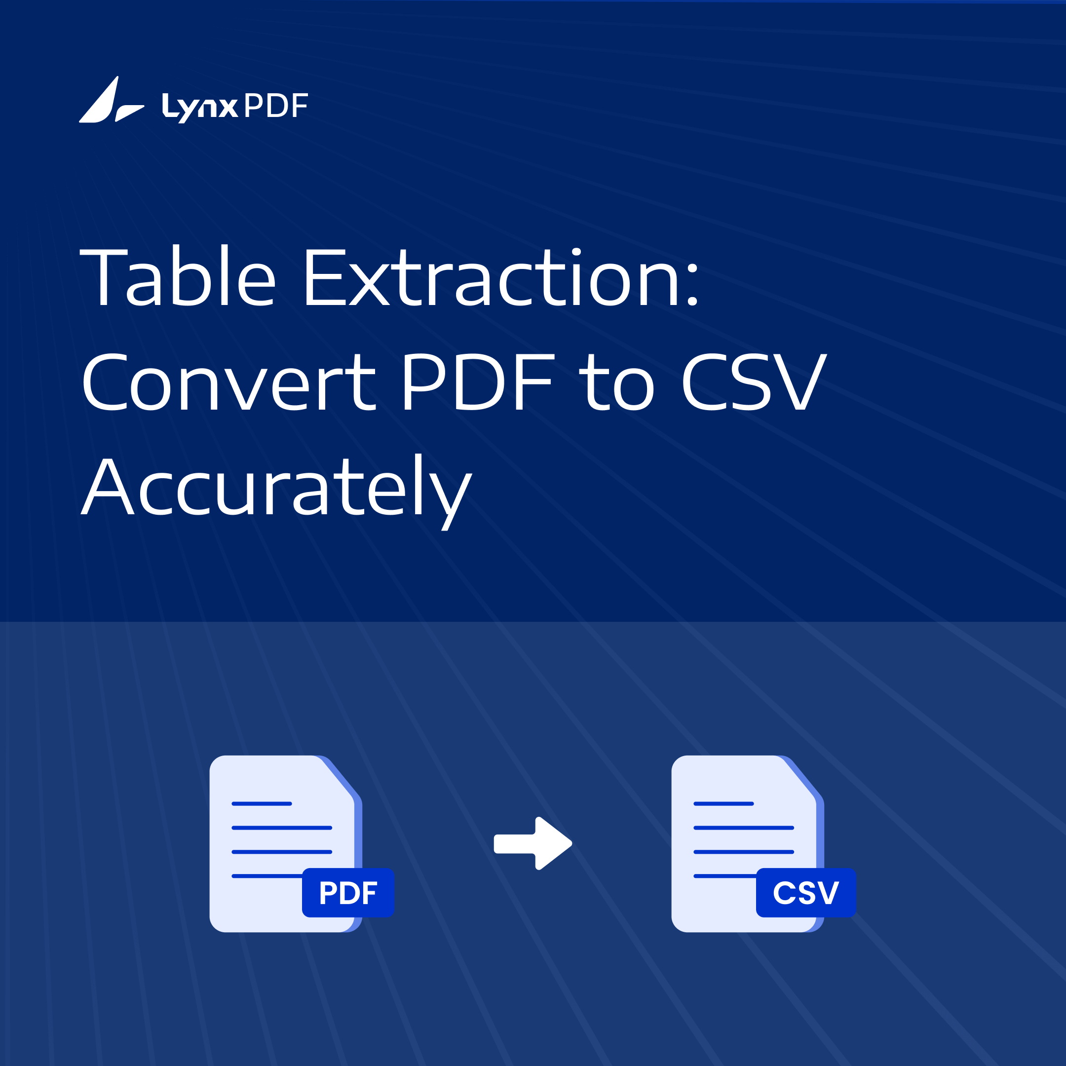 How to Convert PDF to CSV for Easy Data Management